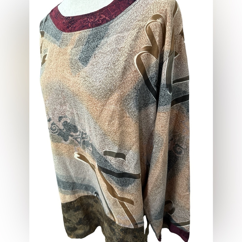 Kusnadi Art To Wear Tunic OS Boho - Picture 3 of 5